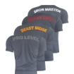 Picture of Might&Glory Powerlifting Men Sport T-shirt  | Shark Grey - Beast Mode