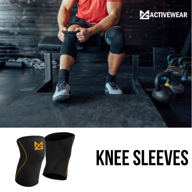 Shop Might&Glory Knee Sleeve made with 7 MM Neoprene Fabric. Excellent compression for bodybuilding and powerlifting sports. Buy online in UAE at MG Activewear. 