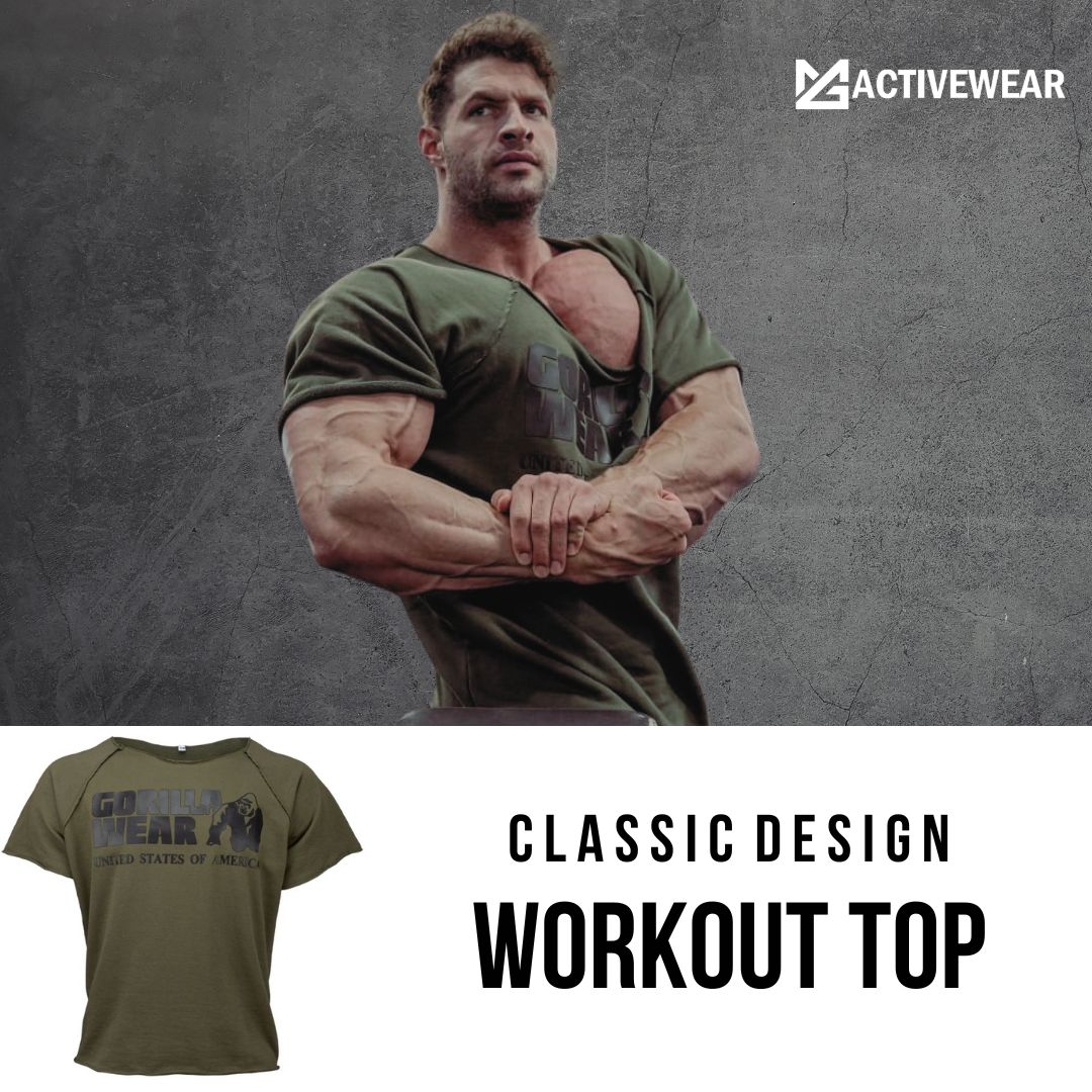 Gorilla: T-shirt Classic Work Out Top - Go Shape Nutrition