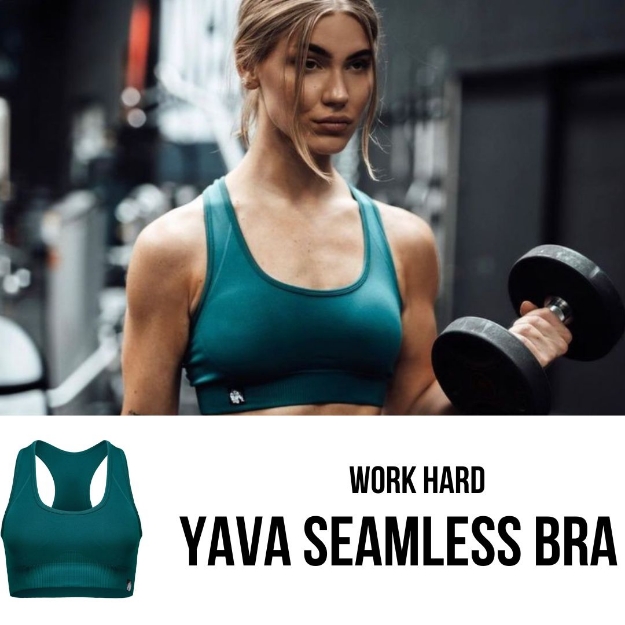 Shop Yava Seamless Sports Bra in Green - Comfort, Style, and Support, UAE  Online Shopping For Sportswear & Gym Training Accessories