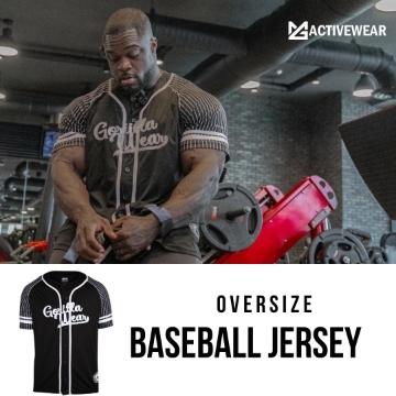 82 Baseball Jersey - Gray | GorillaWear