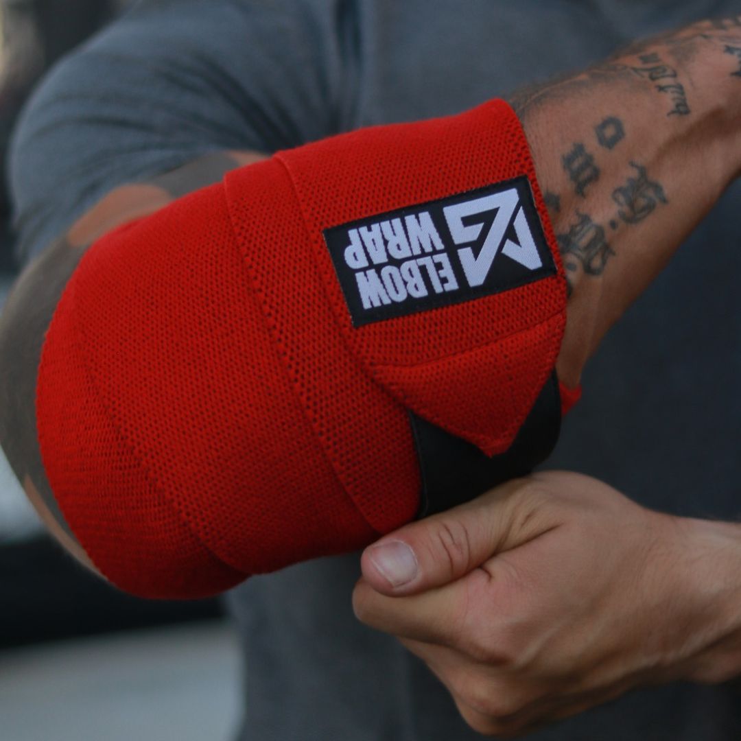 Might&Glory 150cm Elbow Wraps in action
