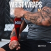 45cm vs 30cm wrist wraps showing extended support coverage