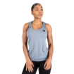 Light blue Gorilla Wear Aspen women’s tank top, slim-fit and breathable for CrossFit and gym training.