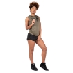 Athletic woman wearing Army Green Selma hoodie during training
