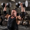 Powerlift strong with Might&Glory Elbow Sleeves made for heavy shoulder press and bench press.