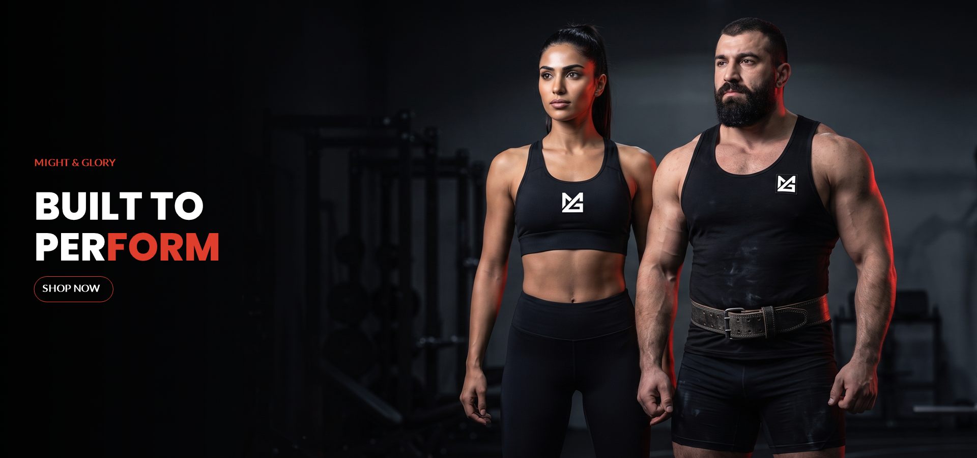 Shop Might And Glory Gym T-shirts 