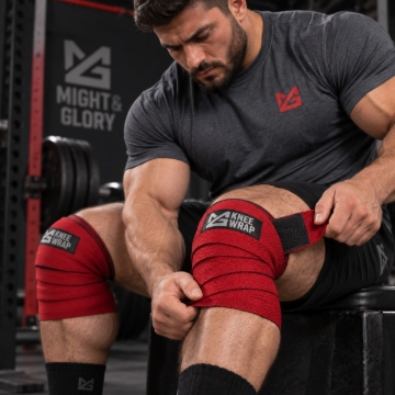 Picture of Might&Glory Knee Wraps | 200cm | Strong Support