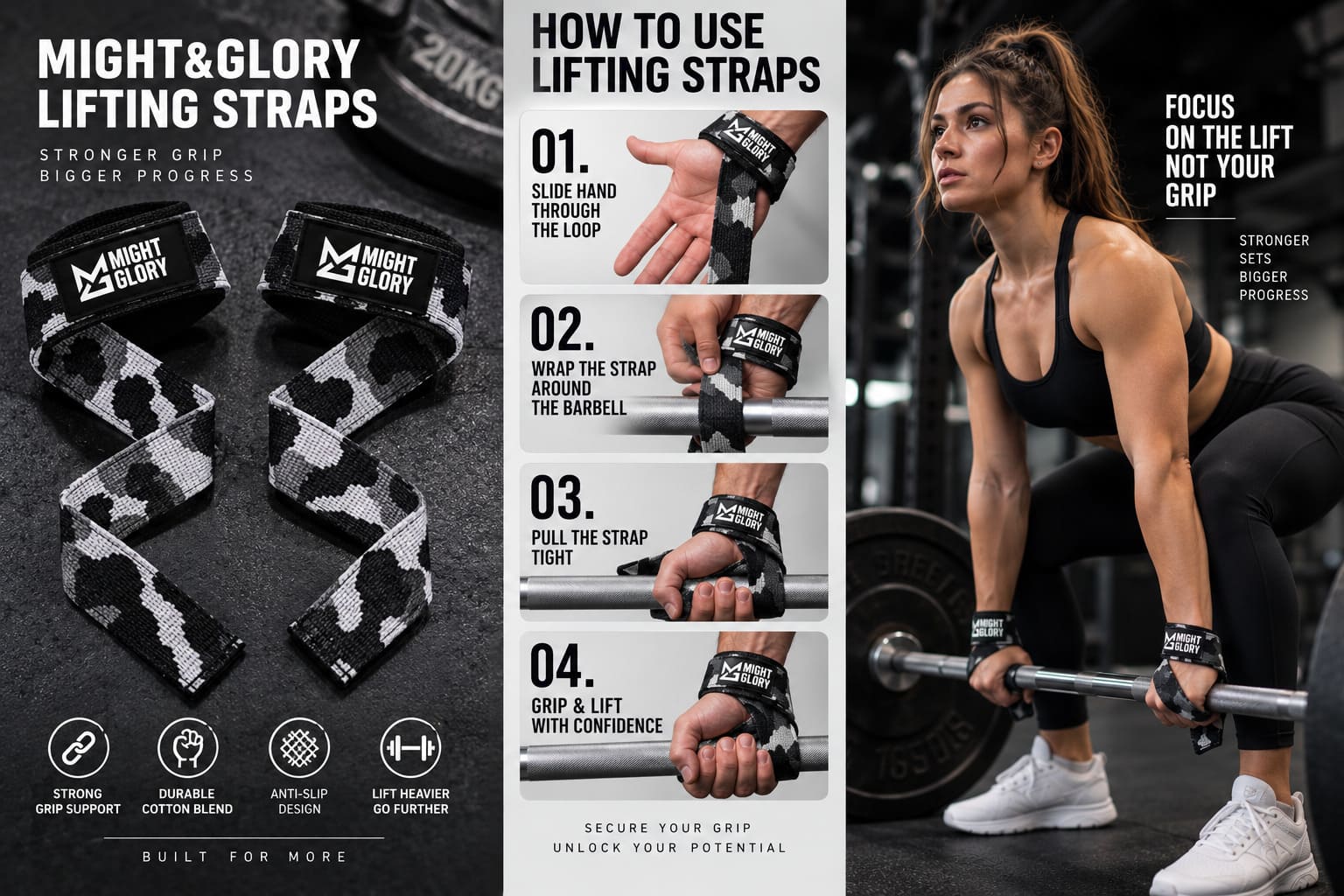 Might&Glory Lifting Grips