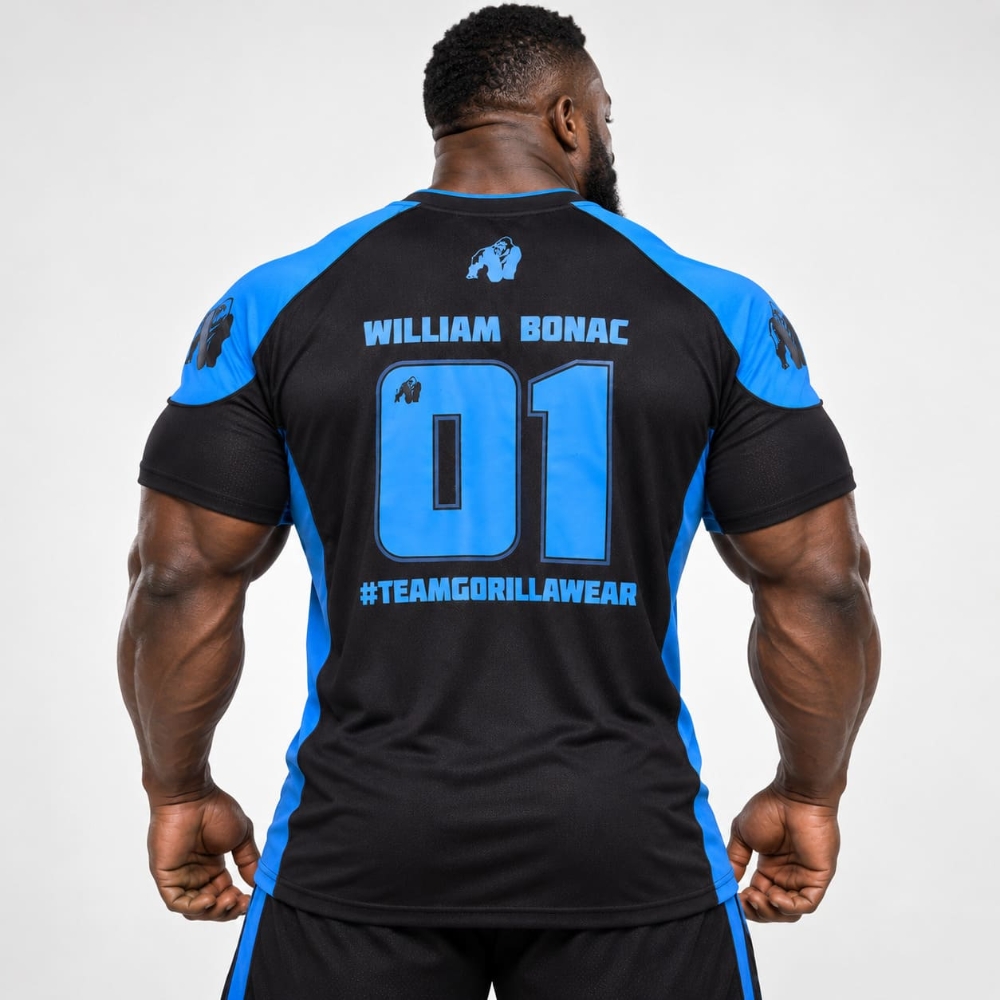 Picture of Gorilla Wear Athlete T-Shirt | Navy Blue | Oversize Fit