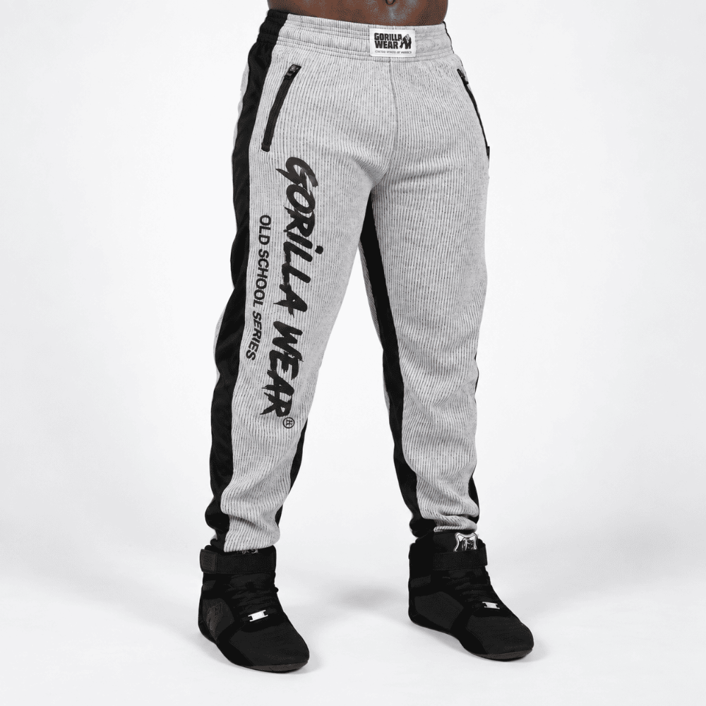 Picture of Gorilla Wear Augustine Bodybuilding Pants | Gray | Comfort Fit