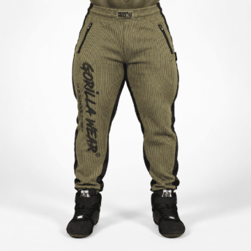 Picture of Gorilla Wear Augustine Bodybuilding Pants | Army Green | Loose Fit
