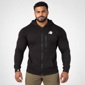 Picture of Gorilla Wear Delta Hoodie | Black | Raglan Sleeves