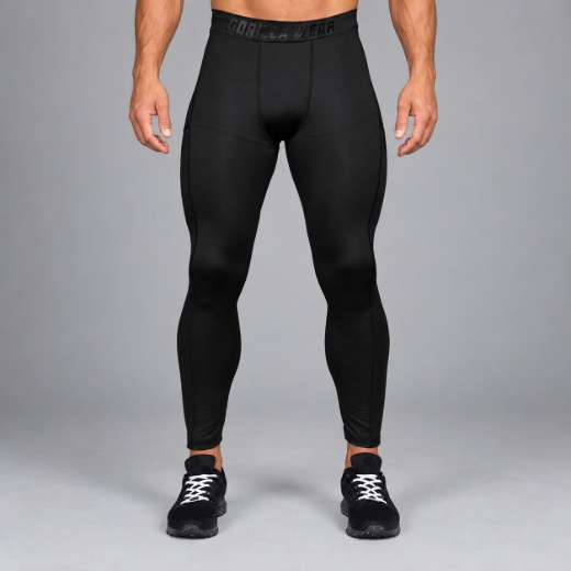 Picture of Gorilla Wear Smart Tight Compression Pants | Black