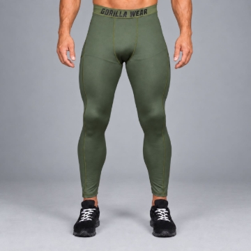 Picture of Gorilla Wear Smart Compression Pants | Army Green