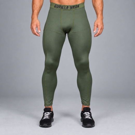 Picture of Gorilla Wear Smart Compression Pants | Army Green