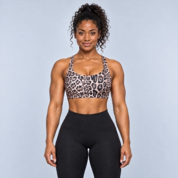 Picture of Onzie Chic Yoga Bra | Leopard Print | High Support