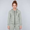 Picture of Gorilla Wear Pixley Zipped Hoodie | Light Green | Slim Fit