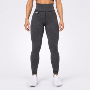 Picture of Better Bodies Bowery Seamless Gym Leggings | Graphite Melange | High Waist Support
