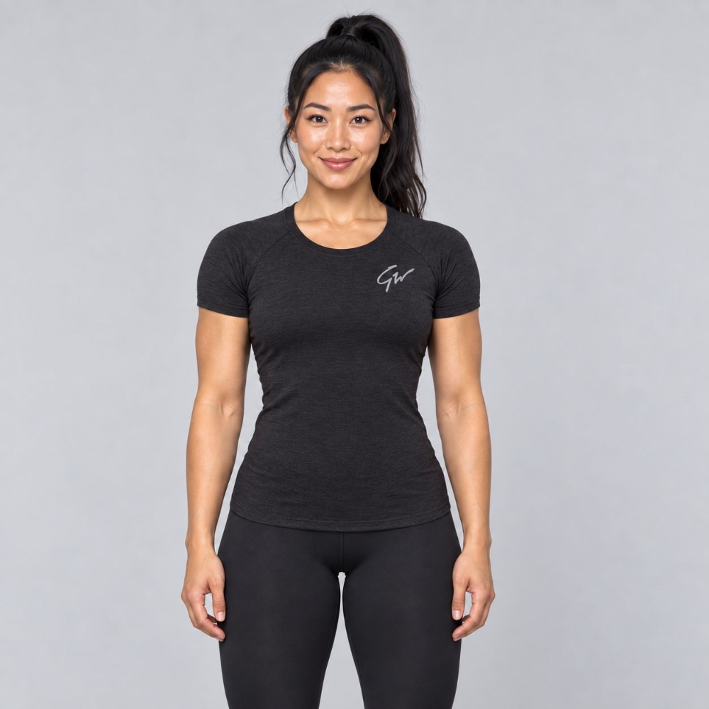 Picture of Gorilla Wear Holly Gym T-Shirt | Black | Slim Fit