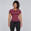 Picture of Gorilla Wear Holly Gym T-Shirt | Burgundy Red | Slim Fit