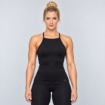 Picture of Better Bodies Performance Halter Crop Top | Black | Slim Fit