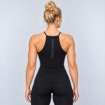 Picture of Better Bodies Performance Halter Crop Top | Black | Slim Fit