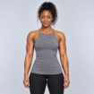 Picture of Better Bodies Performance Halter Crop Top | Grey | Slim Fit