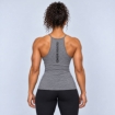 Picture of Better Bodies Performance Halter Crop Top | Grey | Slim Fit