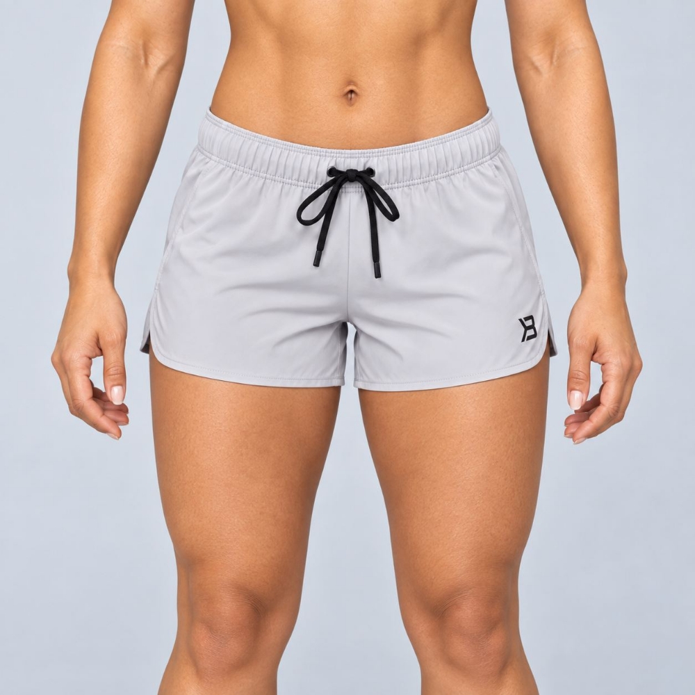 Picture of Better Bodies Nolita Workout Shorts | Frost Grey | Short Length