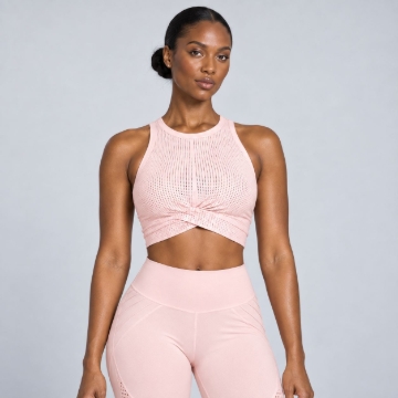 Picture of L'urv Perfect Landing Midi Crop Top | Blush