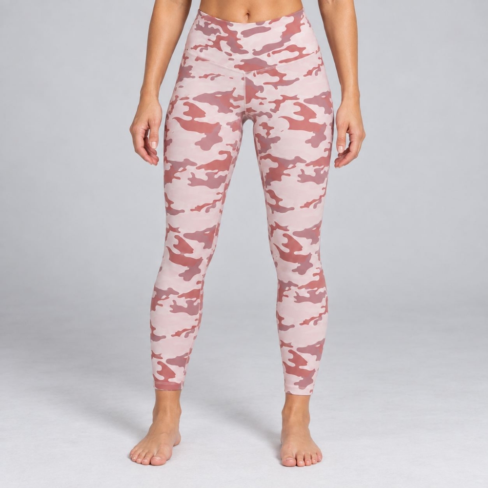 Picture of L'urv Army Of Love Yoga Leggings | Camo Blush | Compression Fit
