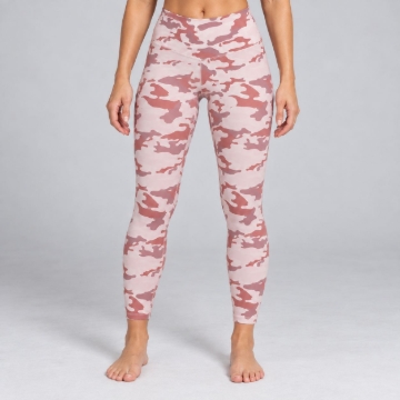 Picture of L'urv Army Of Love Yoga Leggings | Camo Blush | Compression Fit