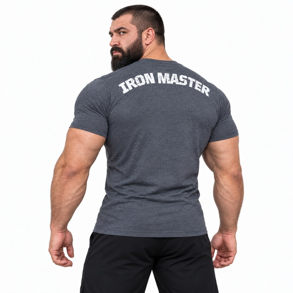 Picture of Might&Glory Iron Master Gym T-Shirt | Grey | Athletic Fit