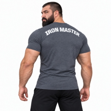 Picture of Might&Glory Iron Master Gym T-Shirt | Grey | Athletic Fit