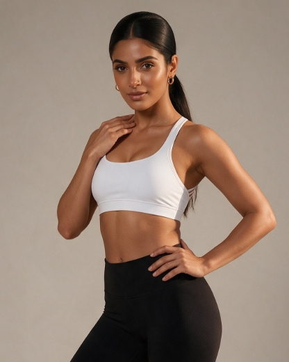 Onzie Chic Yoga Bra White