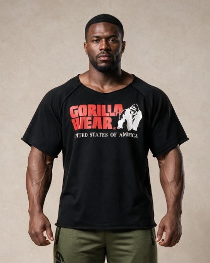 Gorilla Wear Classic Gym Rag Top - front