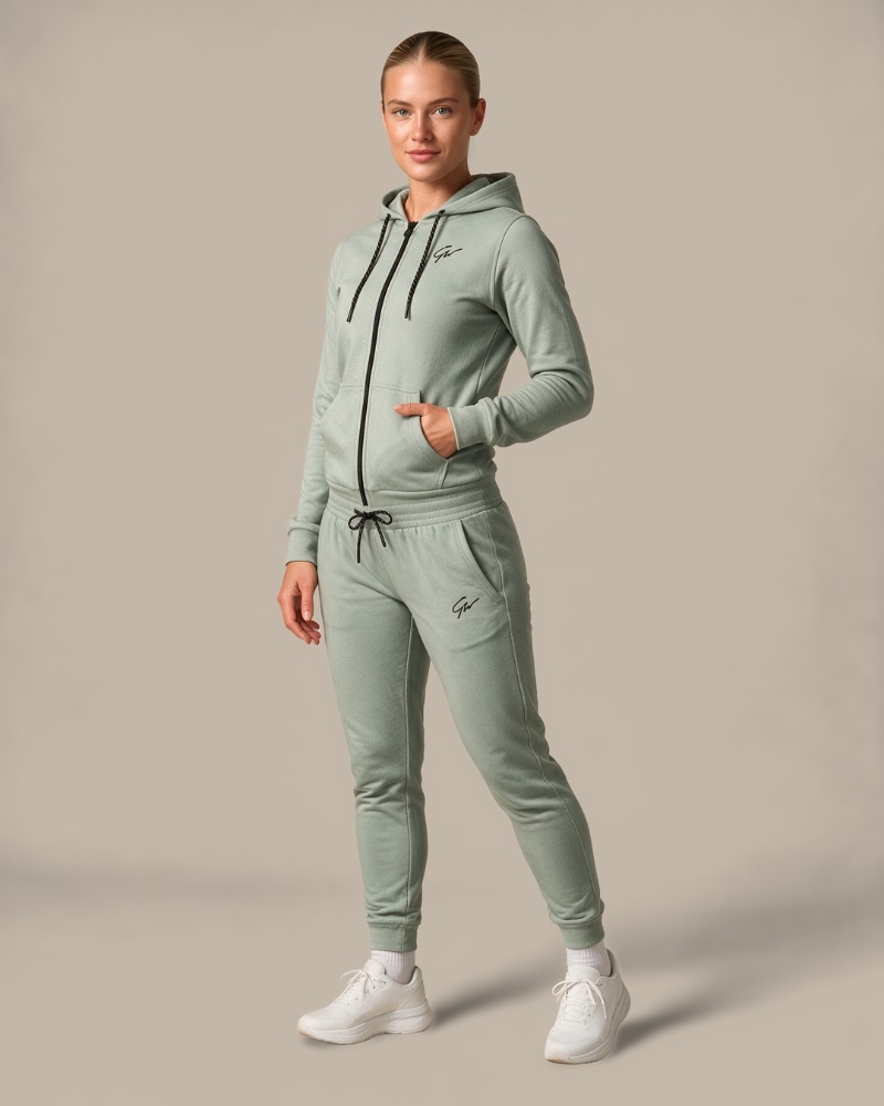 Gorilla Wear Pixley Zipped Hoodie - full length