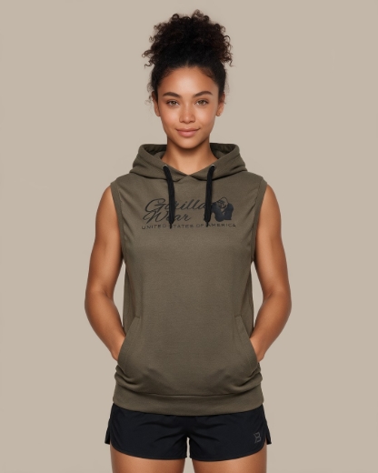 Gorilla Wear Selma Sleeveless Hoodie - front