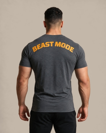 Might&Glory Beast Mode Gym T-Shirt - back print