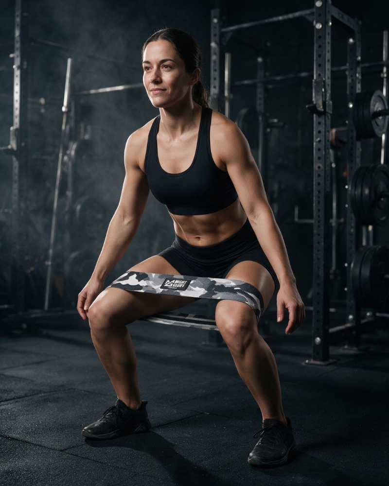 Might&Glory Glute Force Band - in use