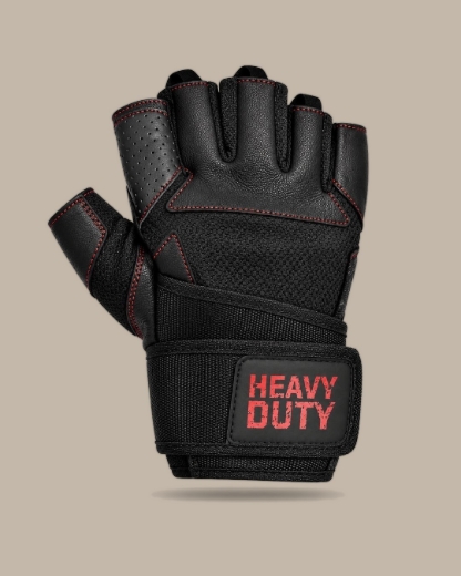 Picture of Might&Glory Heavy Duty Gym Gloves | Leather Palm