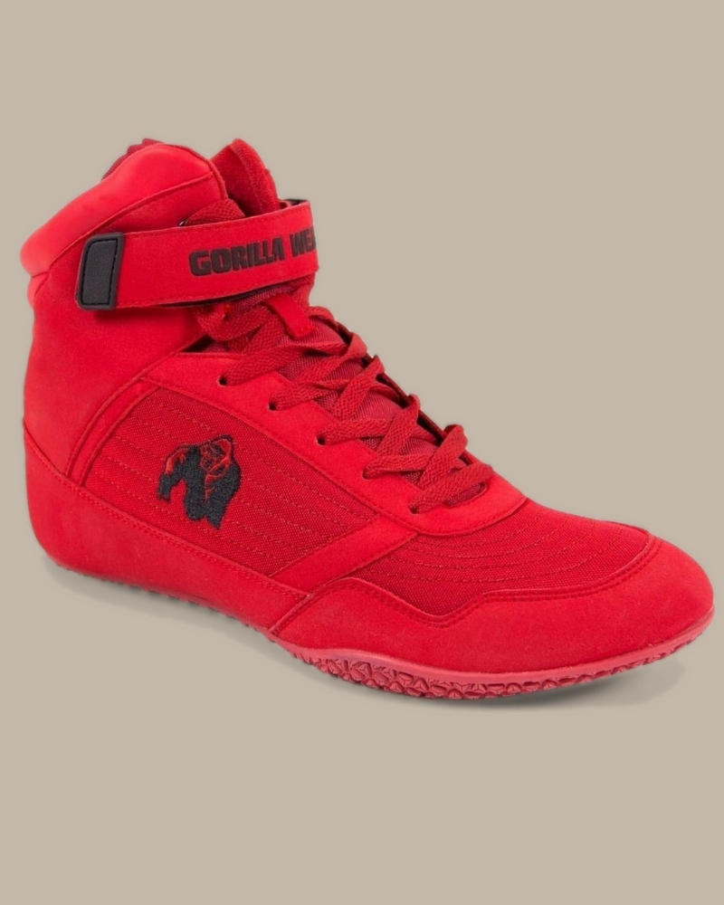 Men's Weightlifting Shoes with Ankle Support - Gorilla Wear High Tops for Squats & Deadlifts