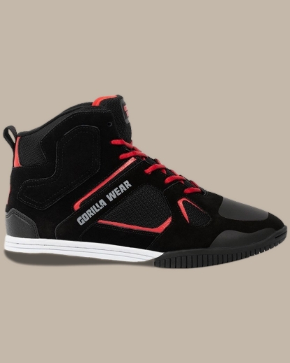 Gorilla Wear Troy High Tops Black Red