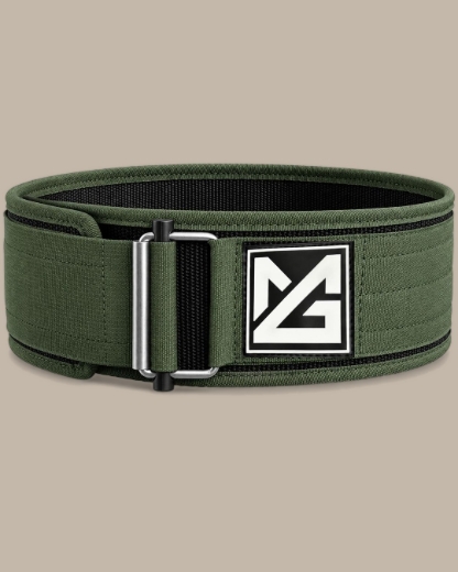 Picture of Might&Glory Nylon Weightlifting Belt | 4 Inch | Velcro Quick-Lock