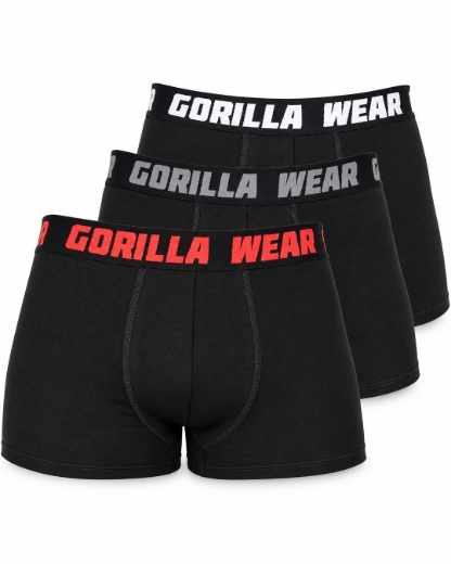 Picture of Gorilla Wear Boxer Underwear 3-Pack | Black